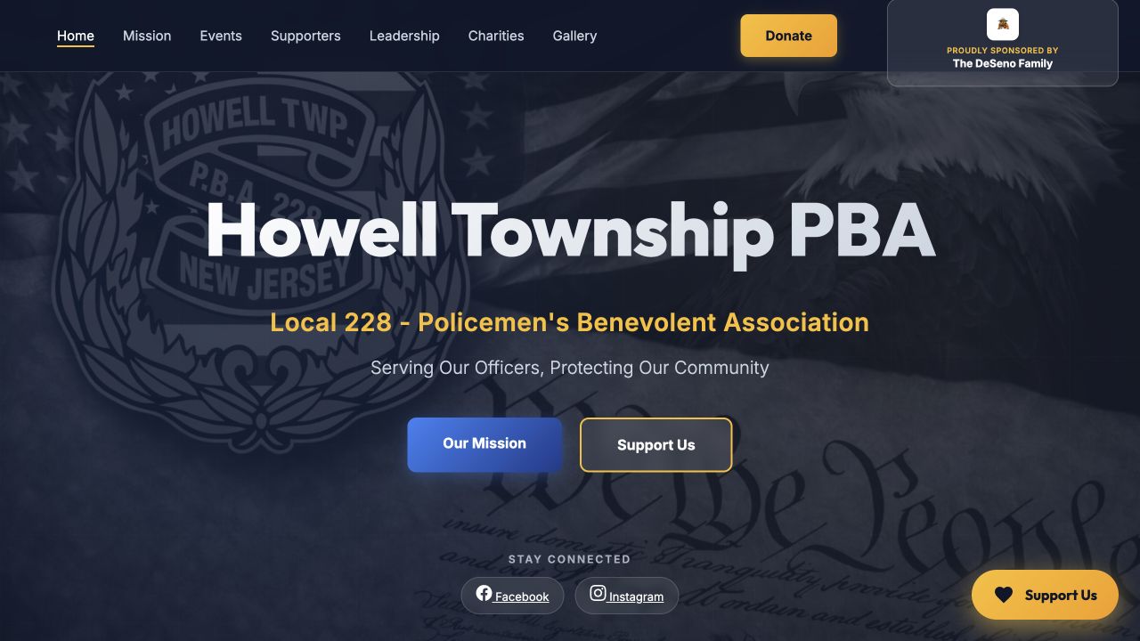 The Howell Township PBA Local 228 homepage